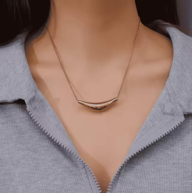 Minimalist Chain Necklace - Instagram Style Layering Chain for Women - Simple Gold Silver Jewelry | AURUM WAVE