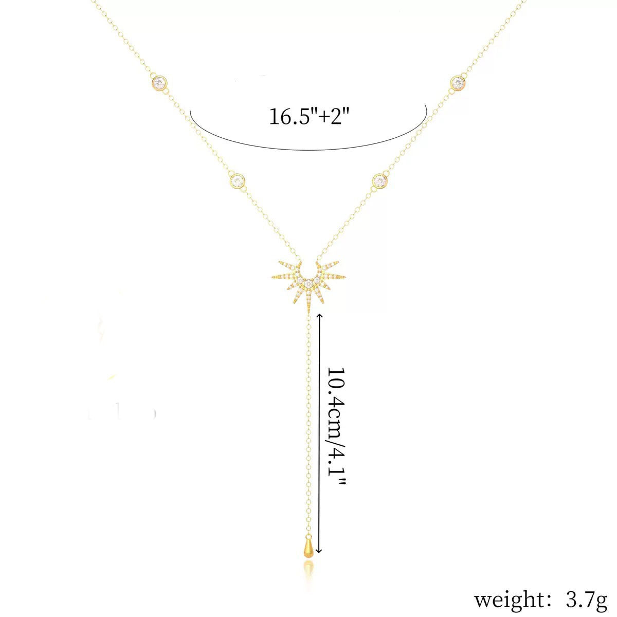 Y-Chain Tassel Pendant Necklace - Elegant Long Tassel Chain for Women - Party Statement Jewelry | AURUM WAVE