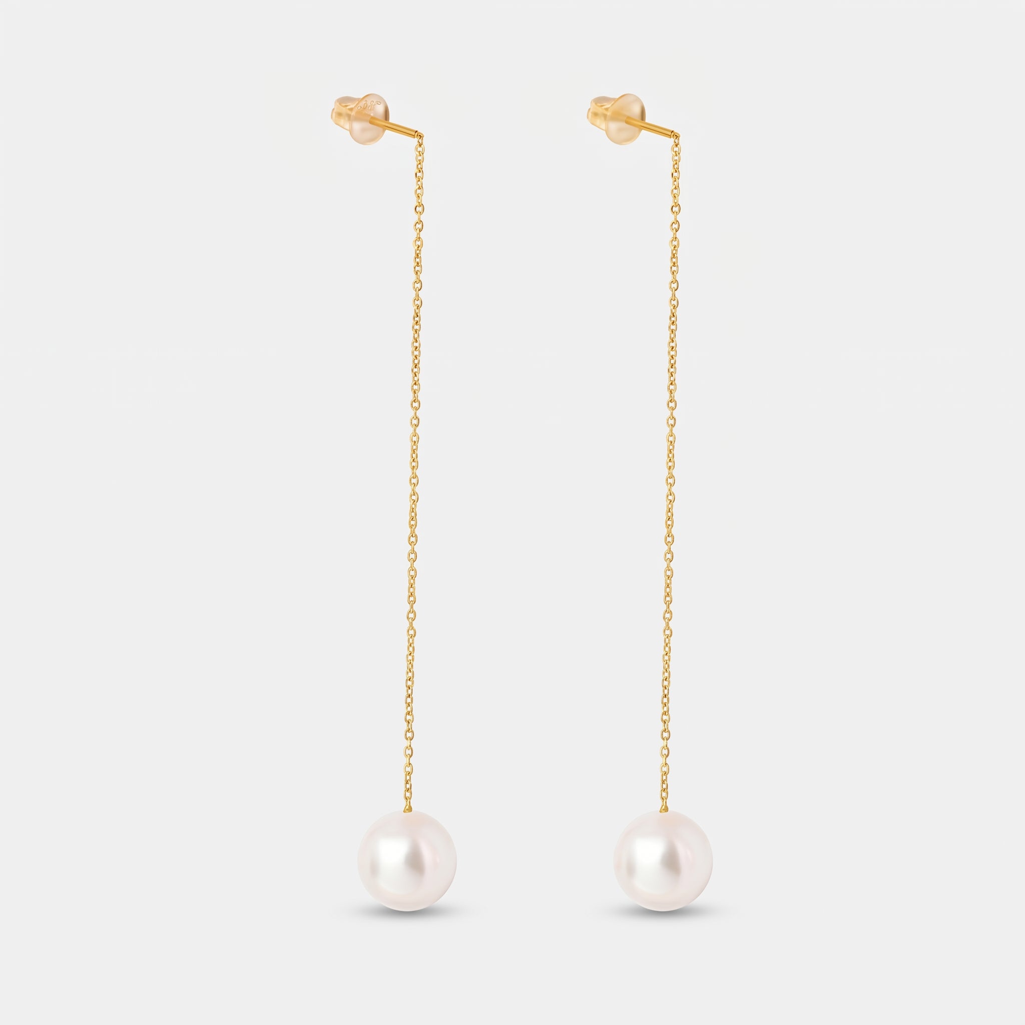Long Chain Pearl Drop Earrings - Elegant Tassel Pearl Earrings for Women - Vintage Party Jewelry | AURUM WAVE