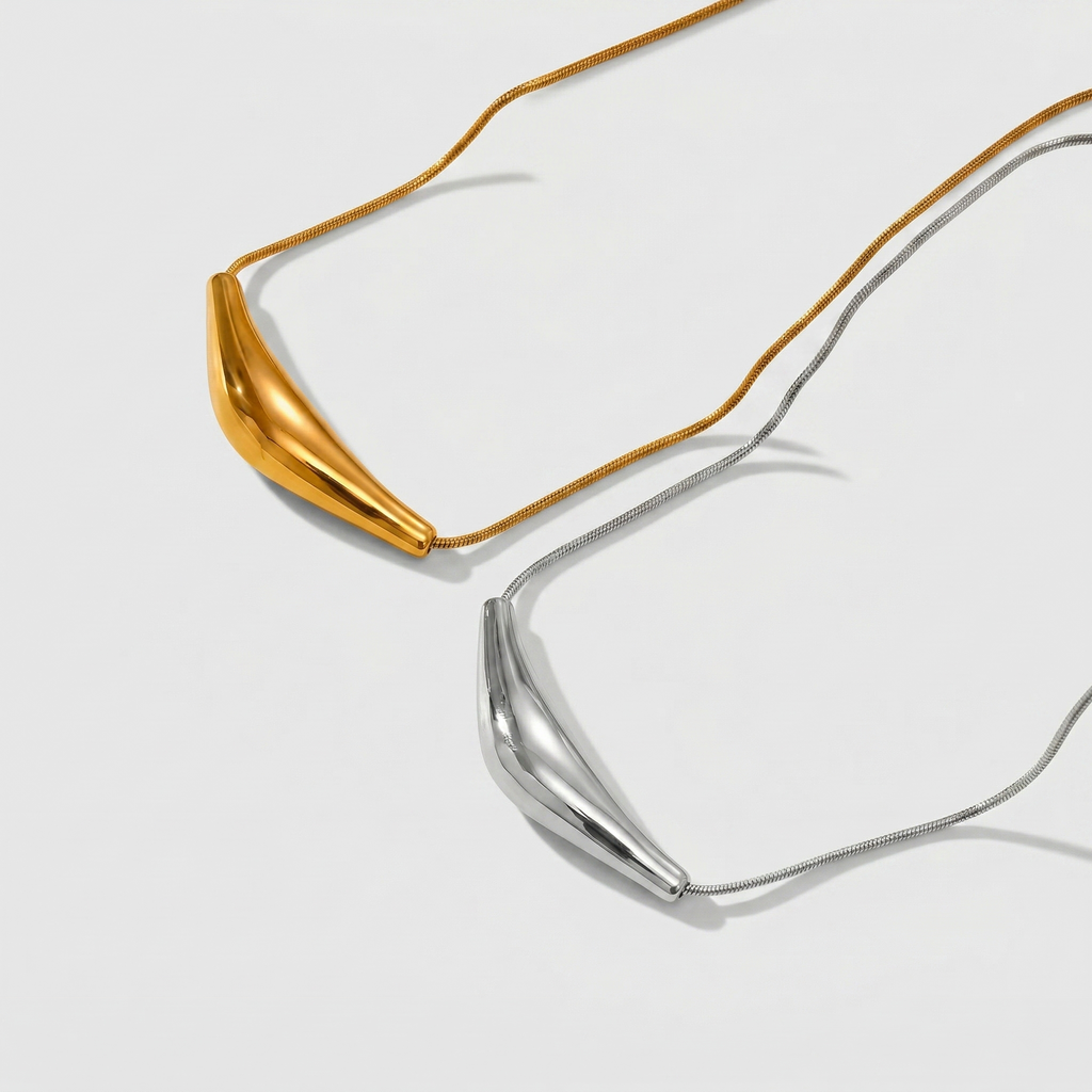 Minimalist Chain Necklace - Instagram Style Layering Chain for Women - Simple Gold Silver Jewelry | AURUM WAVE