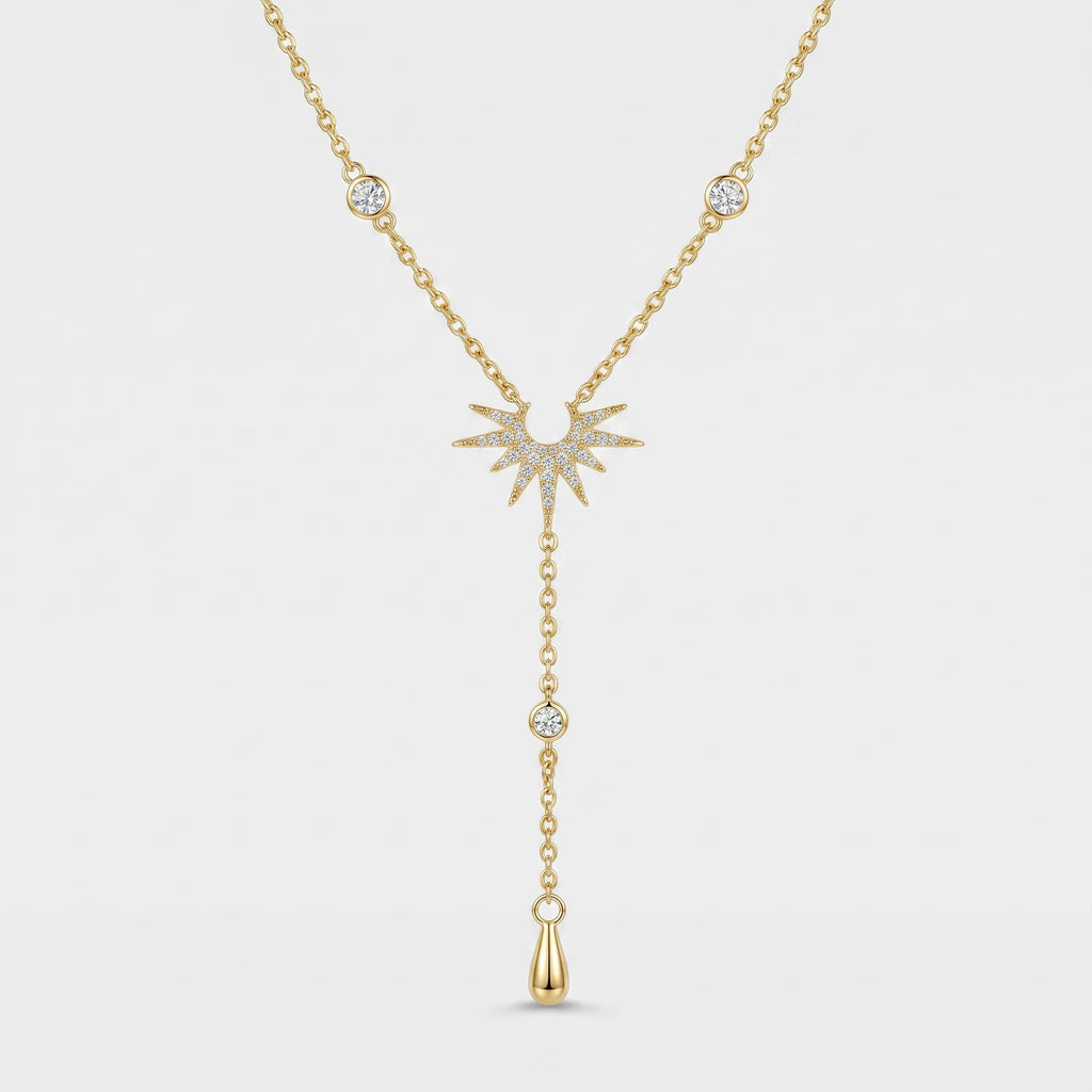 Y-Chain Tassel Pendant Necklace - Elegant Long Tassel Chain for Women - Party Statement Jewelry | AURUM WAVE